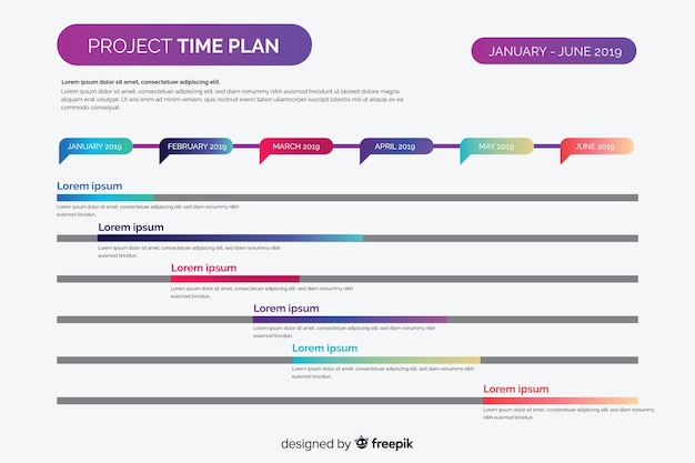 Vector time plan table