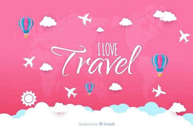 Vector time to travel background