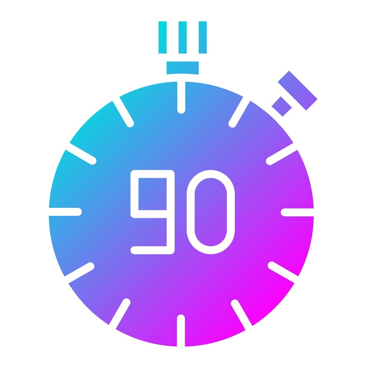 Vector time vector icon can be used for soccer iconset