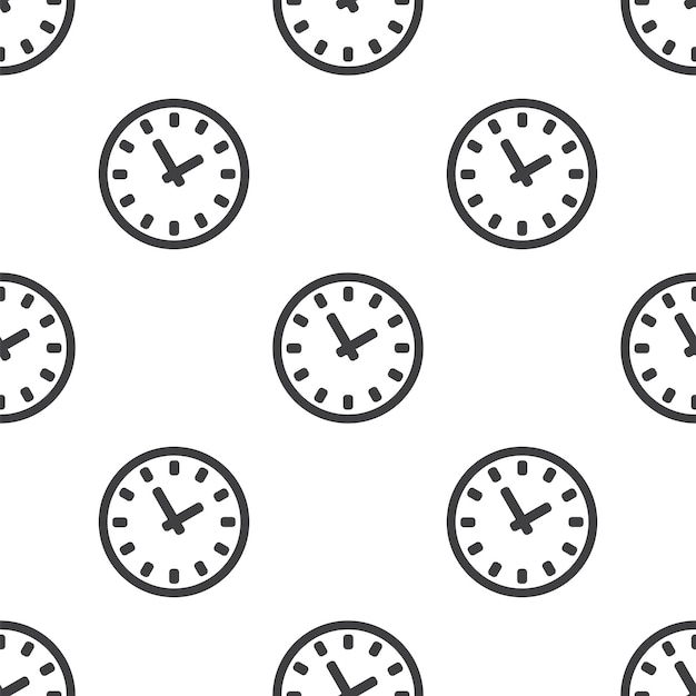 Time, vector seamless pattern, Editable can be used for web page backgrounds, pattern fills