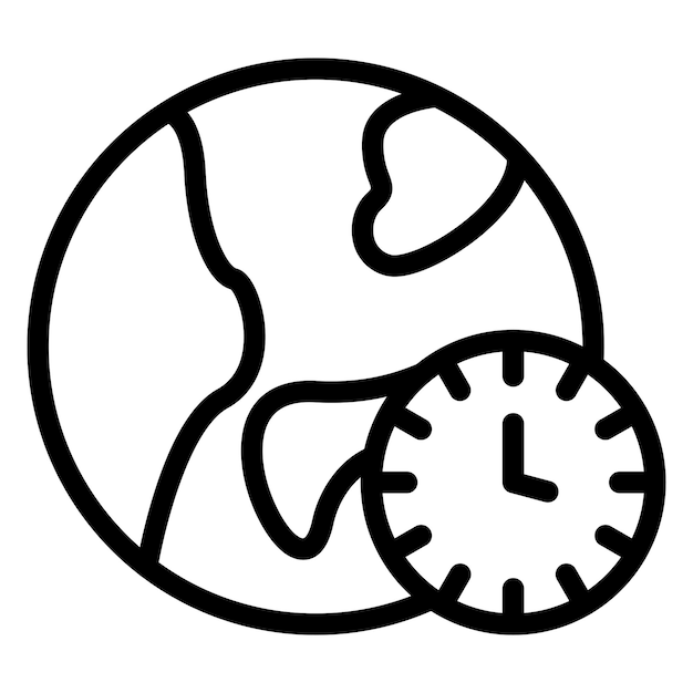 Time Zone Icon Style