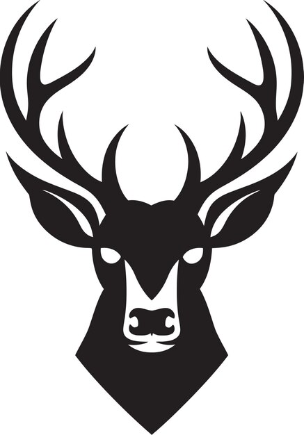 Vector timeless deer logos for classic brand representation