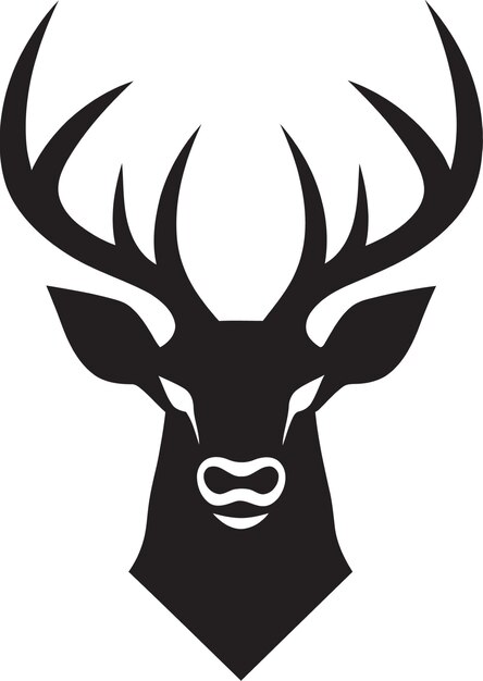 Vector timeless deer logos for classic branding