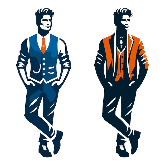 Vector timeless threads contemporary trends in indian men's fashion