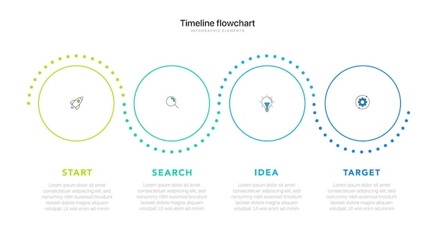 timeline 3 4 5 6 options infographic for presentations workflow process diagram flow chart report