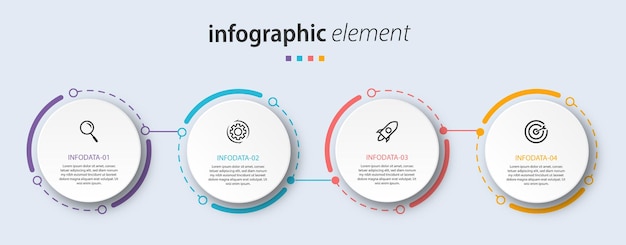 Timeline grafico infografica