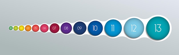 Timeline chart table schedule template infographic