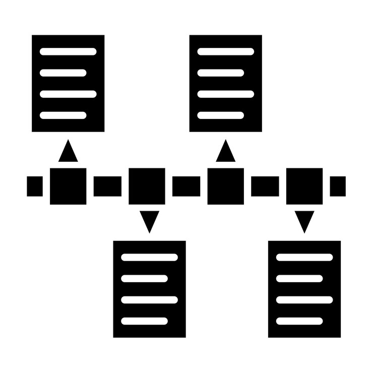Vector timeline icon