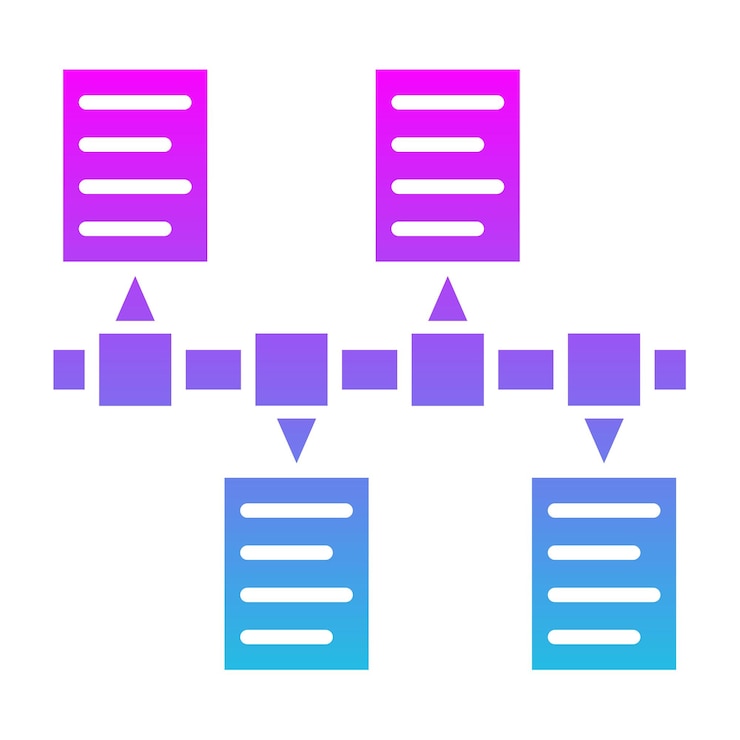 Vector timeline icon