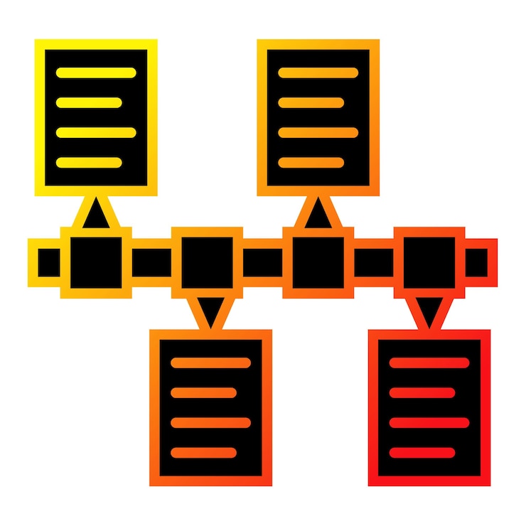 Vector timeline icon