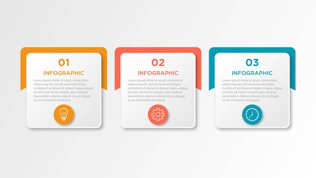 Vector timeline infographic design element and number options business concept with 3 steps