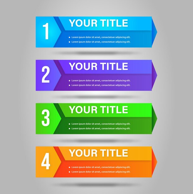 Timeline infographic design with options 4 elements scheme diagram templates