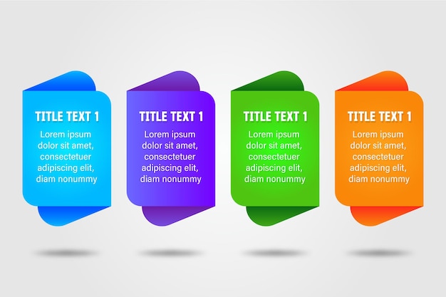 timeline infographic design with options 4 elements scheme diagram templates