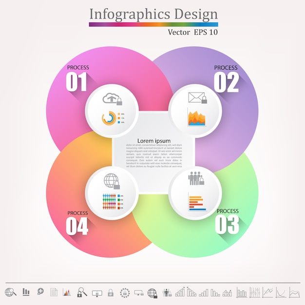 タイムラインinfographic