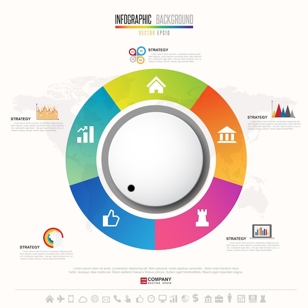 Timeline Infographics design template 