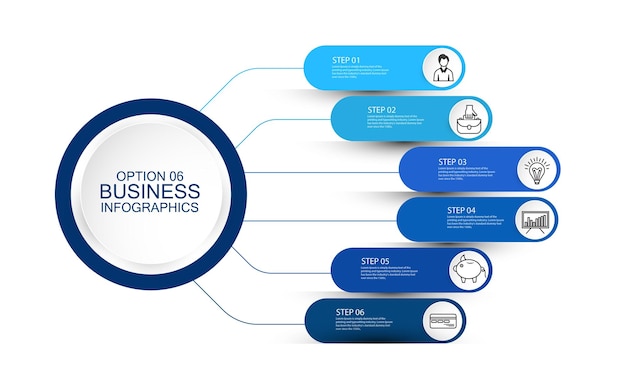 Timeline infographics design vector and business icons