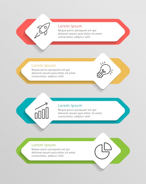 Vector timeline infographics