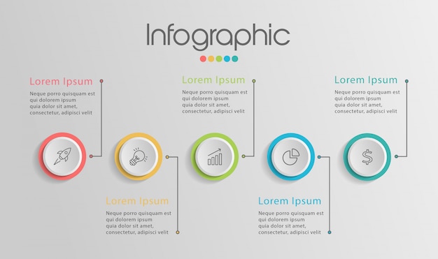 Vector timeline infographics