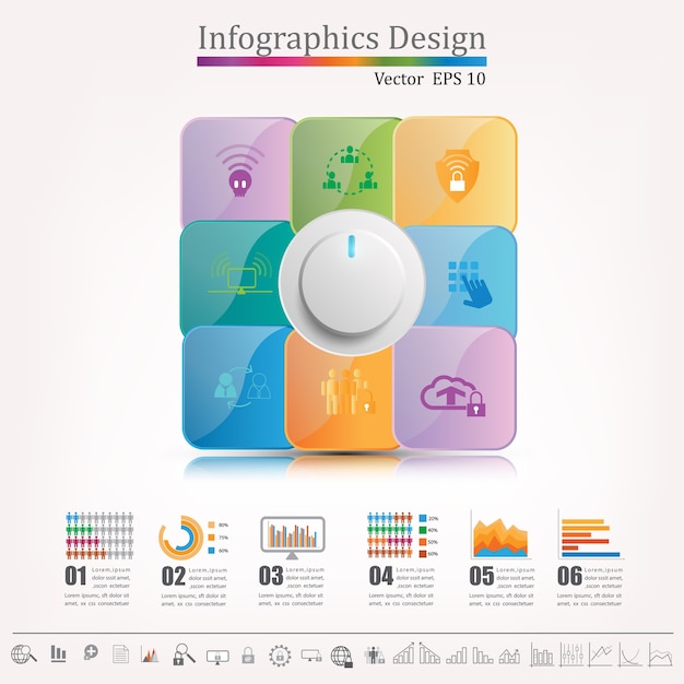 タイムラインinfographics