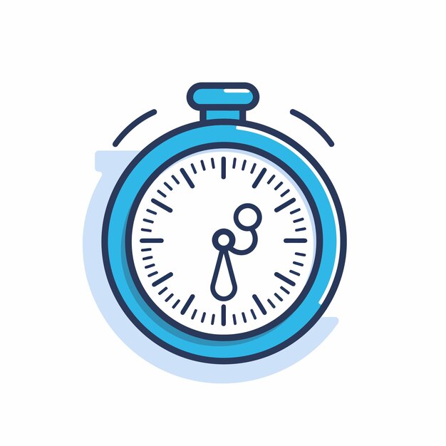 Vector timer_60_minutes_line_icon_clockcountdown_stop