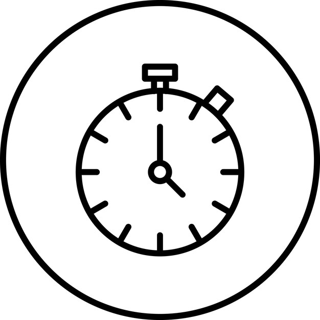 Timer icoon vector afbeelding Kan worden gebruikt voor wasserette