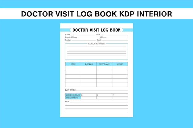 Vector timesheet logo book kdp interior