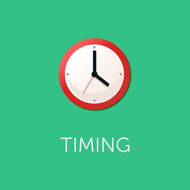 Timing pictogram