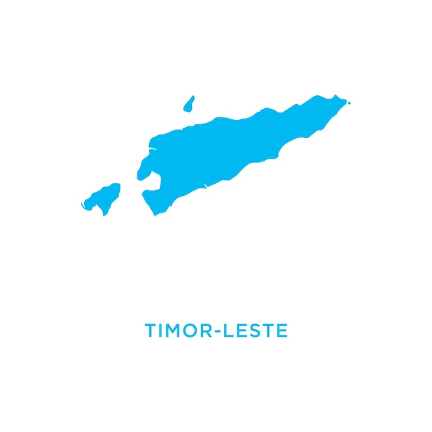 Timor Leste map icon Asia design illustration