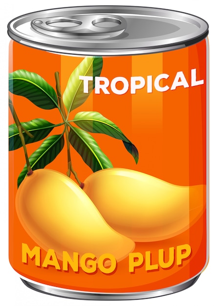 A tin of mango plup
