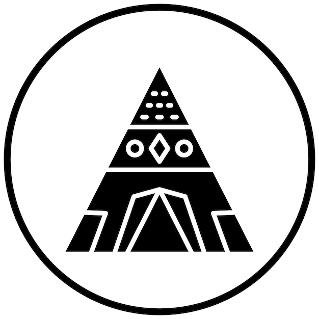 Vector tipi icon style