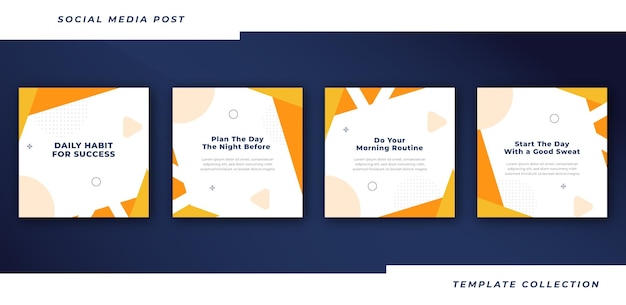 Tips instagram social media template