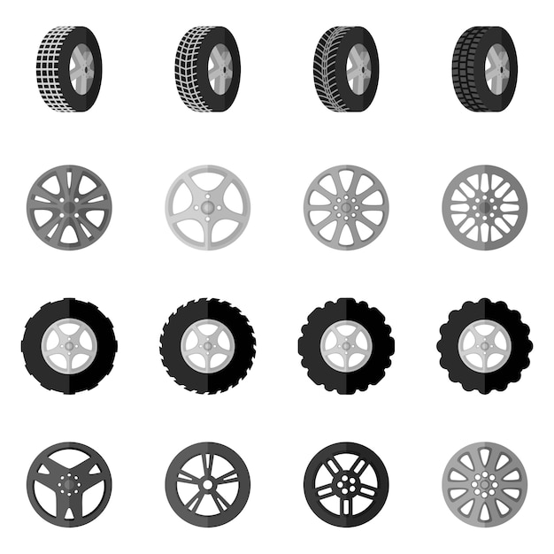 Tire Icon Black