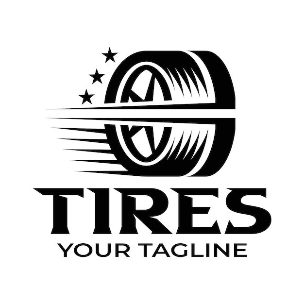 Tire Logo Design, Tyre Shop.