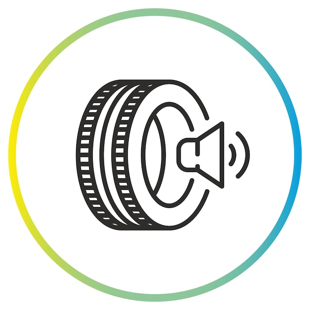 tire noise icon