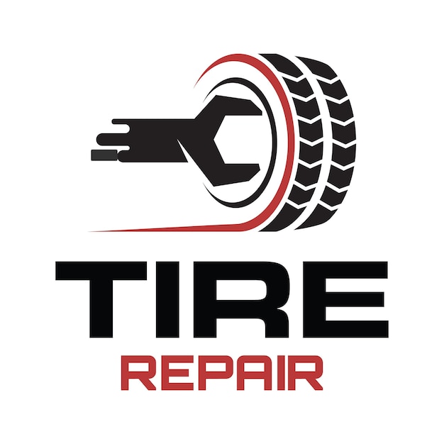 Tire Repair Logo Design Template Tire Mechanic Logo Bedrijf