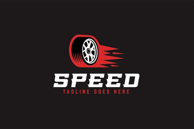 Tire Speed Racing Logo Concept Car Race Logo Merkidentiteit Racing Snelheid voor Race Sign-symbool