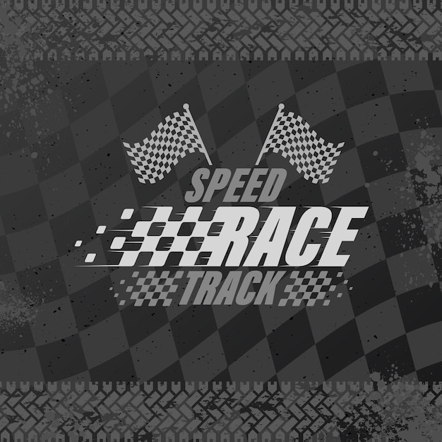 Tire track grunge gray racing wallpaper