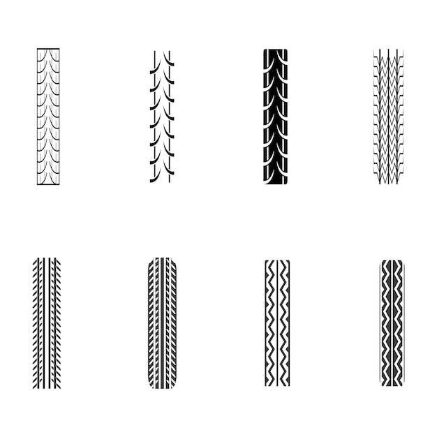 Tire vector icon illustration design template