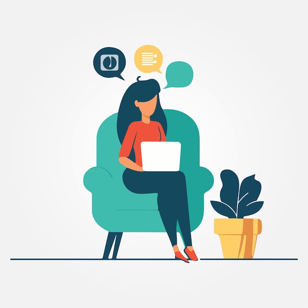 tired man leaning over work desk vector illustration