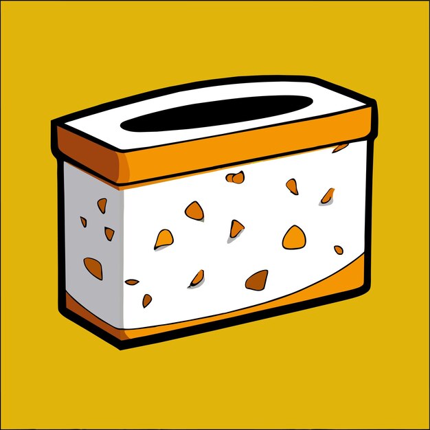 Tissue box vector illustration