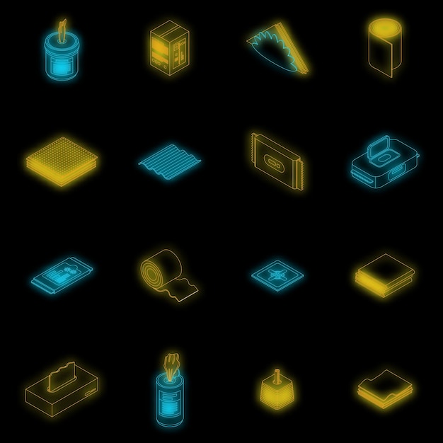 Tissue icon isometric style