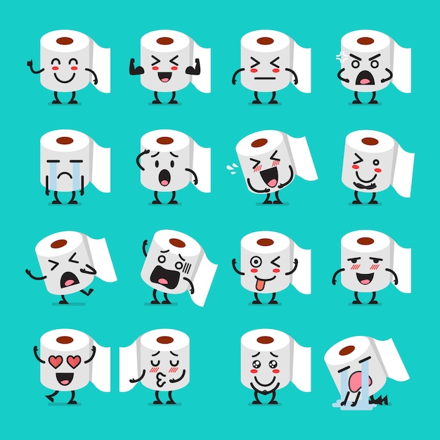 Set emoji in carta velina