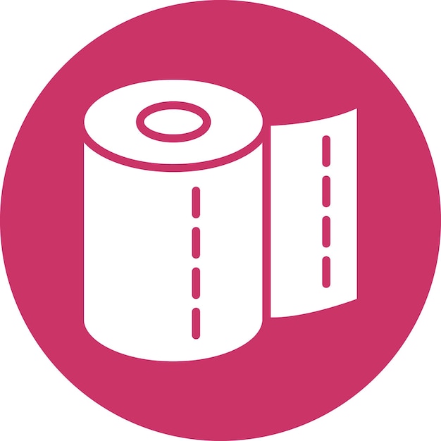 Tissue Roll Icon Style