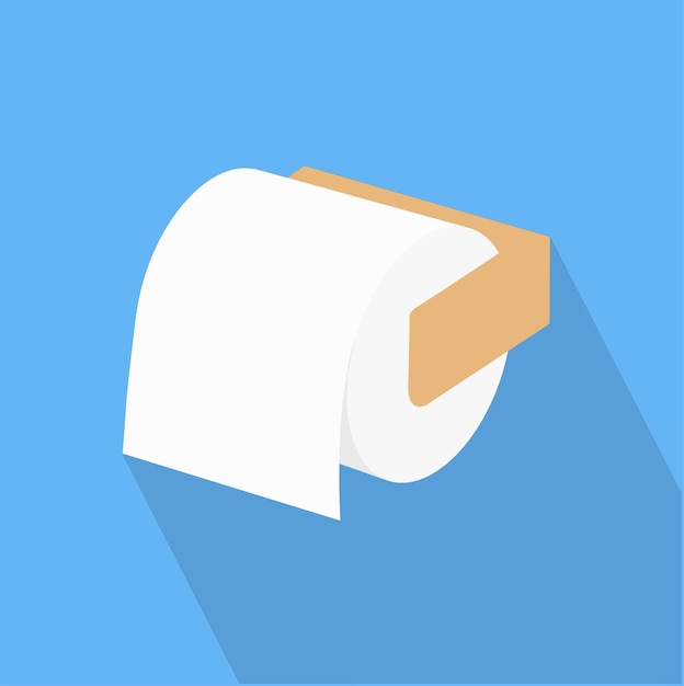 Vector tissue roll illustration