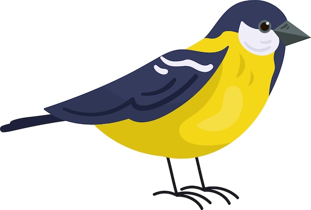 Tit bird icon