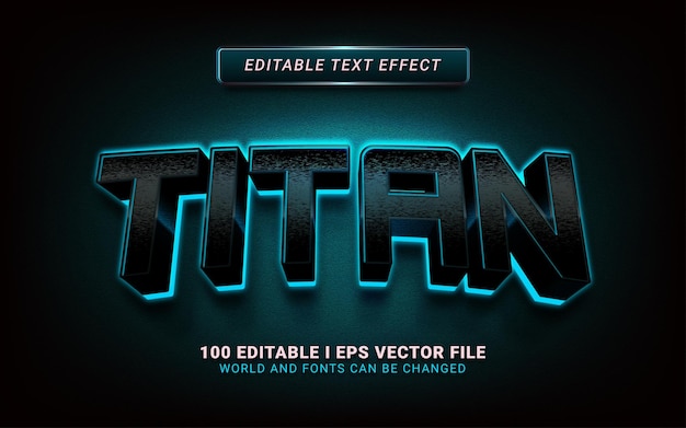 Titan 3D-teksteffect