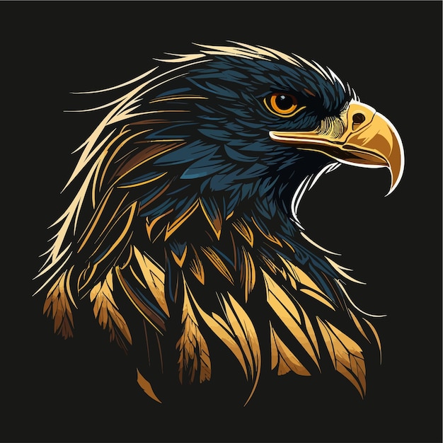 Название Eagle Head Eagle Logo Symbol - Игровой логотип Элегантный элемент для бренда - Eagle Abstract Symbols