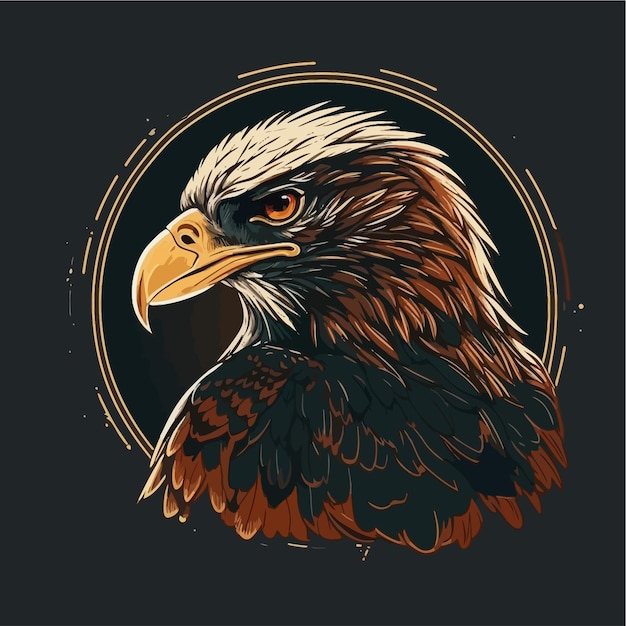 Titel Eagle Head Eagle Logo Symbool - Gaming Logo Elegant element voor merk - Eagle Abstracte symbolen