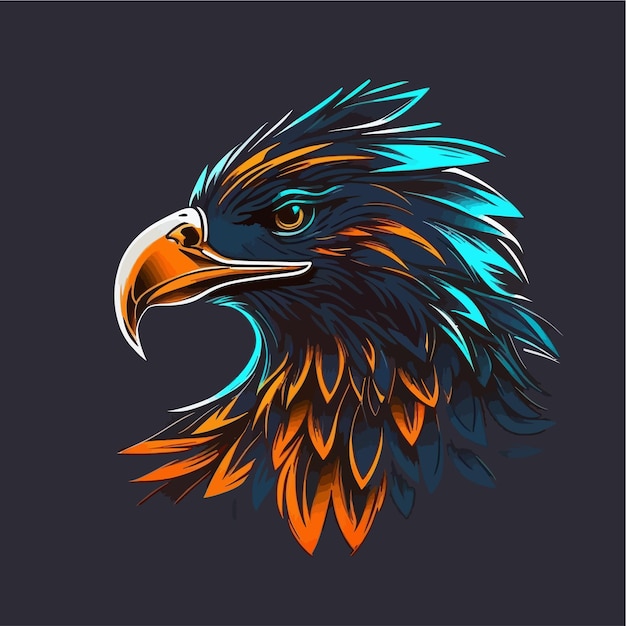 Titel Eagle Head Eagle Logo Symbool - Gaming Logo Elegant element voor merk - Eagle Abstracte symbolen