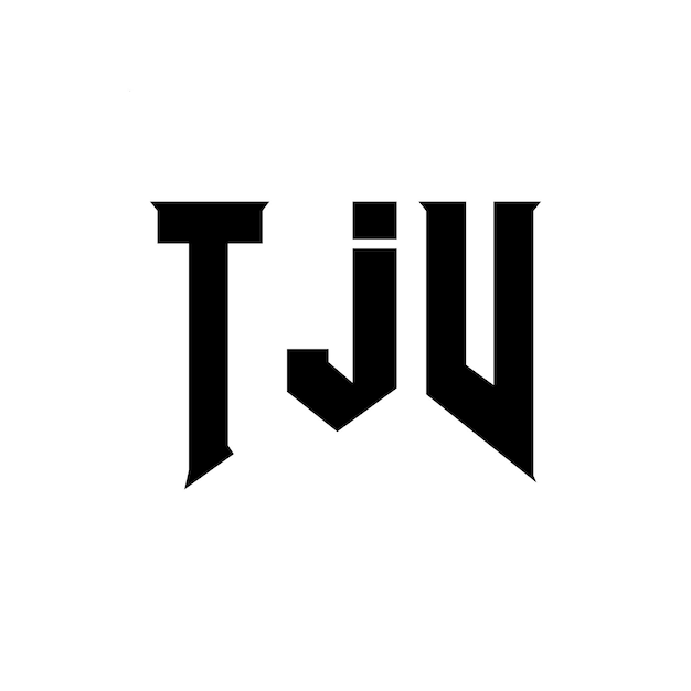 tjv letter logo design for technology company tjv logo design black and white color combination tjv logo tjv vector tjv design tjv icon tjv alphabet tjv typography logo design